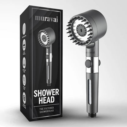Complete Filtered Shower Package – Showerhead + Hose Kit + 2 Filter Packs